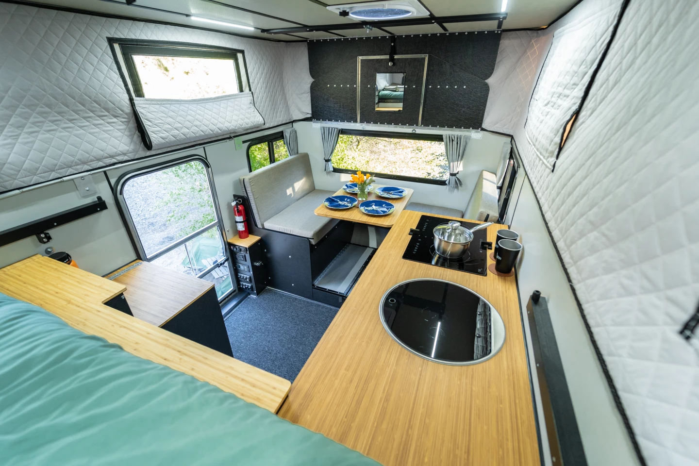 On board the Four Wheel Campers Hawk+