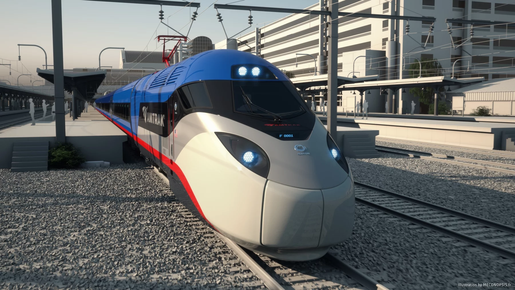 The new trains are being introduced as part of a wider scheme to upgrade infrastructure for the Acela Express