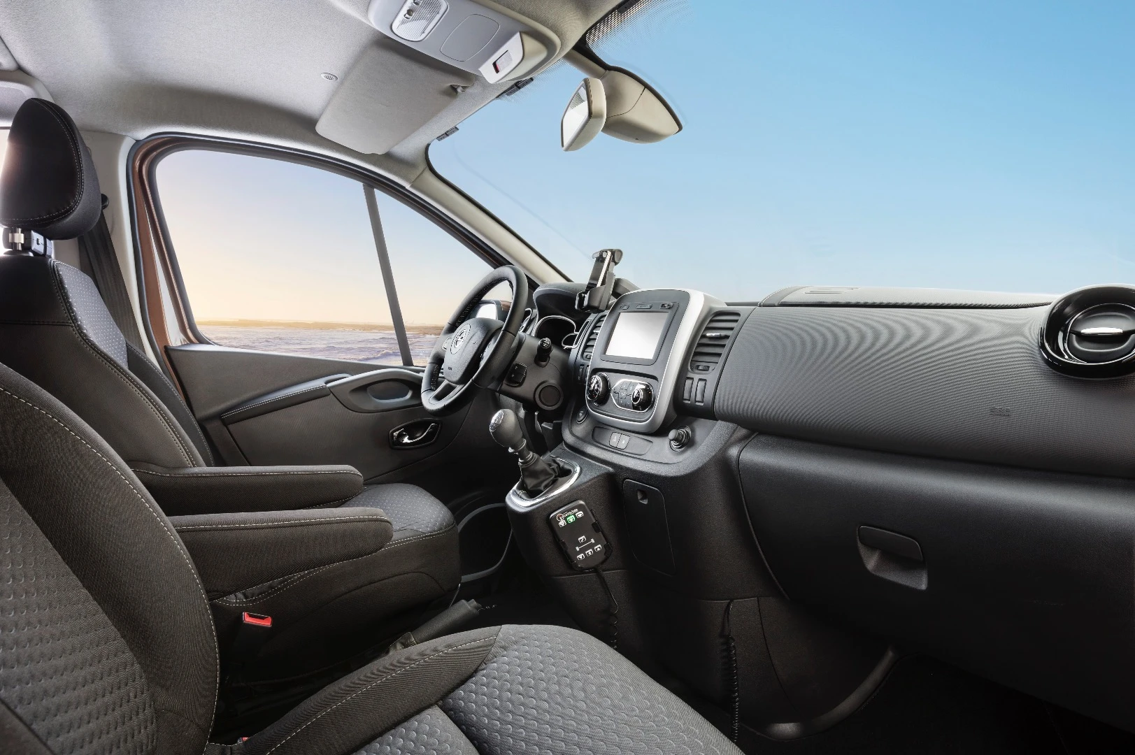 The concept includes a 7-in touchscreen infotainment system