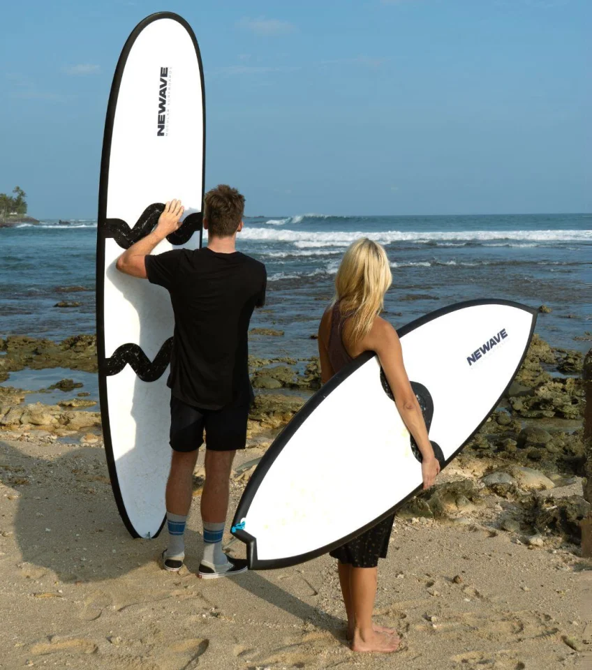 The Newave board in two of its nine configurations