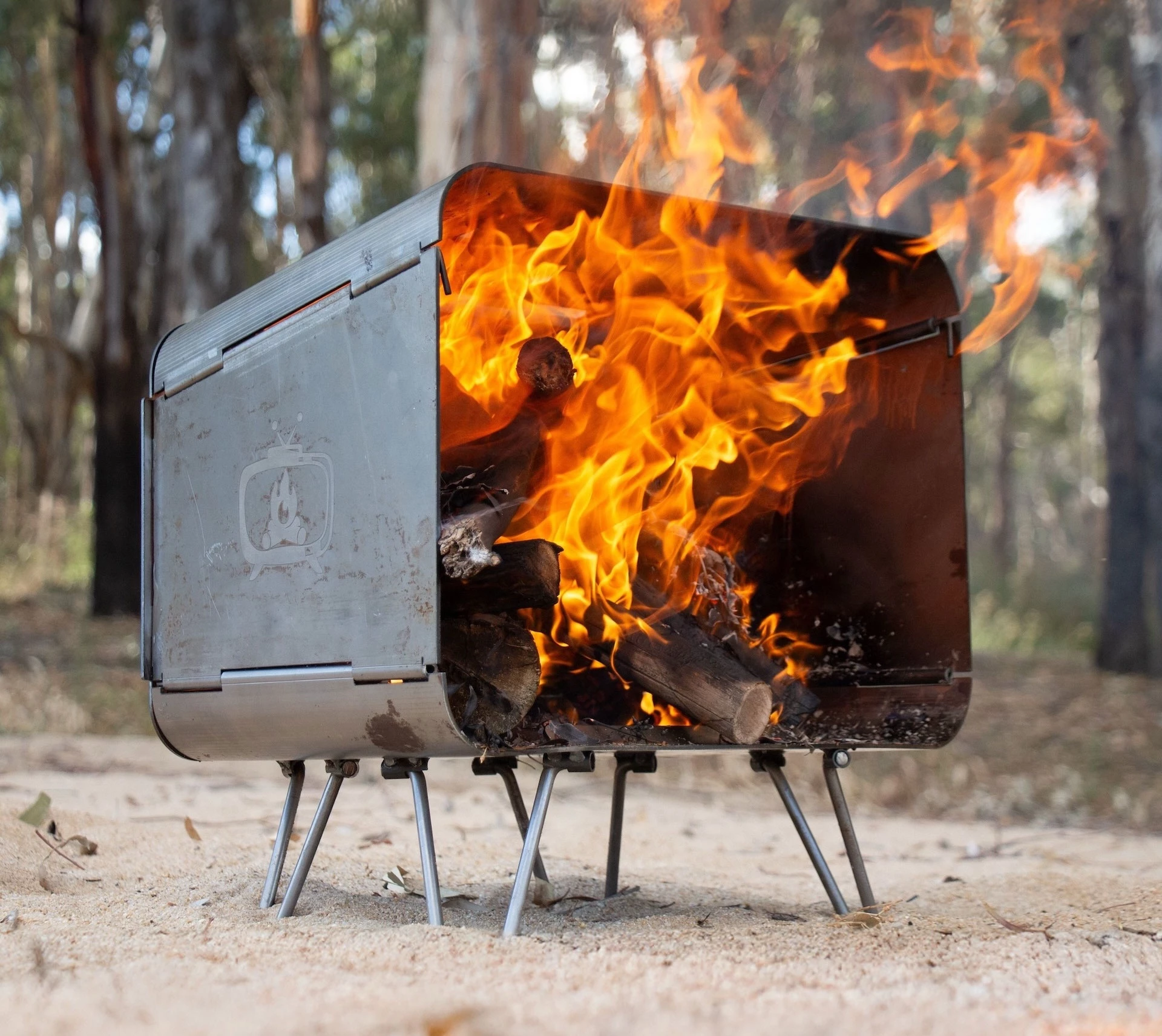 The Bush Telly sends more of that heat firing forward, less upward