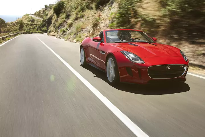 Jaguar unveiled the F-Type at an exclusive event on the night before the Paris Motor Show