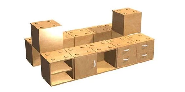 ModCubes can be rearranged into different configurations based on your needs