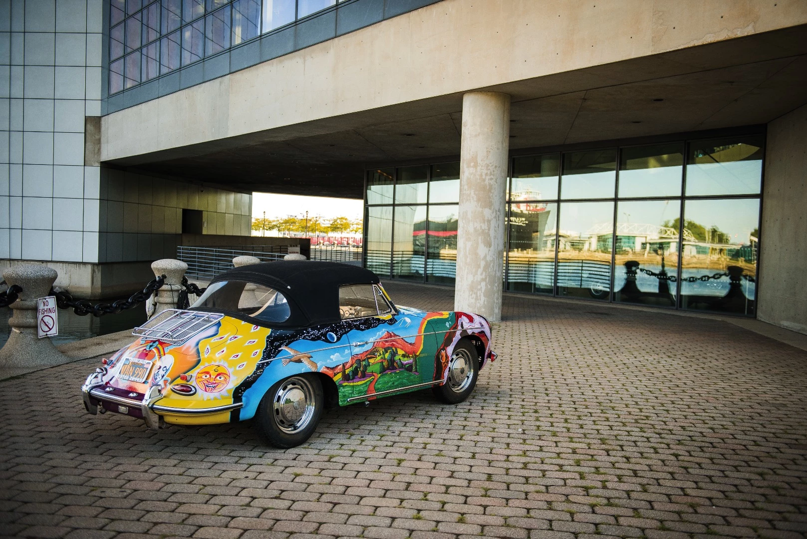 RM-Sotheby's has yet to put an estimate on Janis Joplin’s 1964 Porsche 356 C 1600 SC Cabriolet, and may not do so as it could quite possibly go the same way as the Lennon Roller which Sotheby's sold for ten times it's estimate in 1985. This car is a landmark piece of cultural memorabilia, as original and distinctive as it's owner.