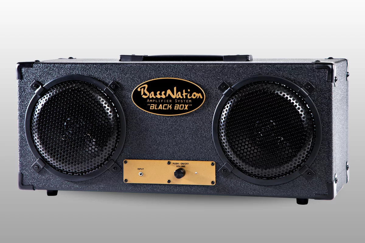BassNation Audio has released the BlackBox speaker system, which can be used with any device with a 3.5-mm audio jack or RCA phono outputs