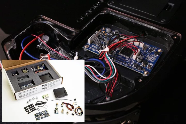 The Antares Auto-Tune for Guitar Custom Installation Kit