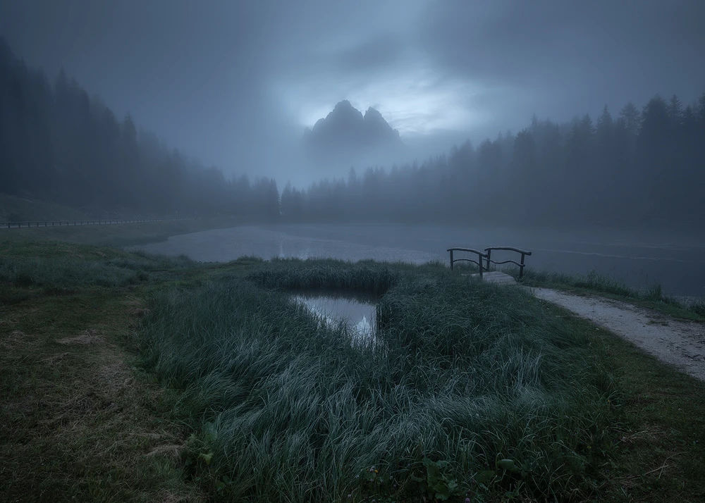 3rd Place, Professional, Landscape. Lago Antorno, Dolomites, Italy