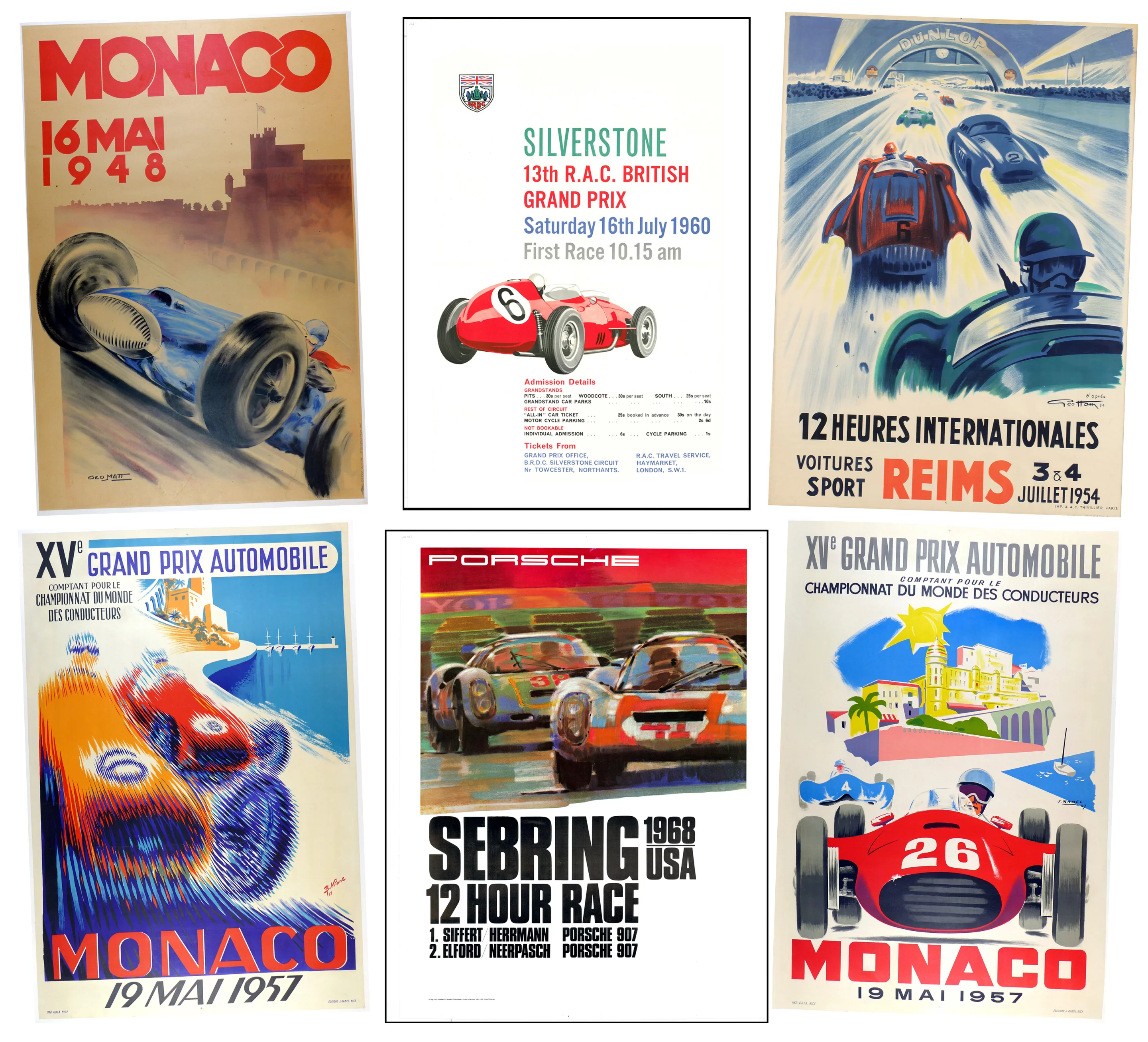 Both RM-Sotheby's and Gooding & Company have an array of automotive art on offer among the early lots of their auctions.