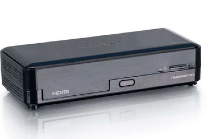 Yet another black box ... the TruLink WirelessHD kit transmitter can send 1080p signals wirelessly between your TV and HDMI devices