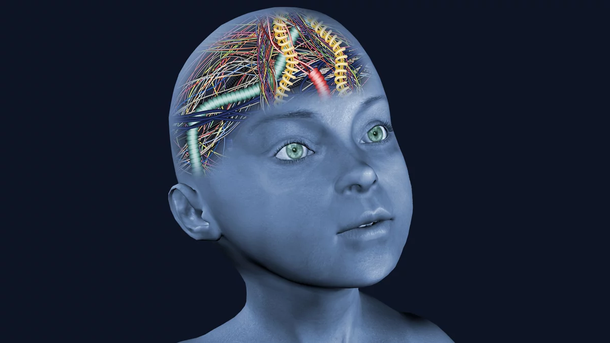 Researchers have found that an AI system has an average IQ of a four-year-old child (Image: Shutterstock)