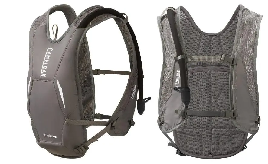The CamelBak Bootlegger is a hydration pack designed for the ski slopes