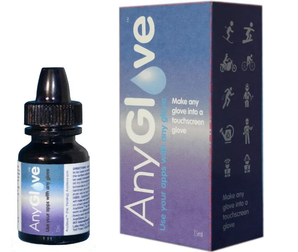 AnyGlove is a liquid polymer that is claimed to make any glove conductive, when applied to its fingertips