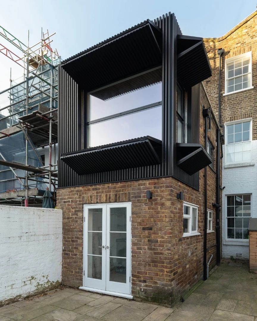 Black Box's shutters shade the extension when fully open