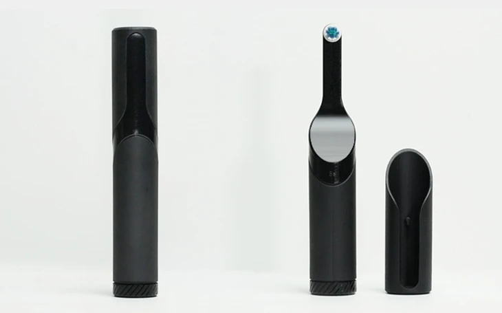 The team is running a Kickstarter campaign to get the Be toothbrush into production