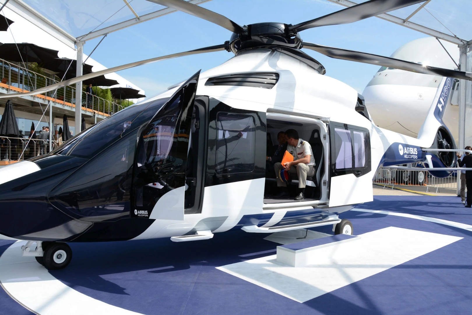 The H160 has a "new generation" turboshaft engine, which is reportedly more powerful than its predecessors while also being more fuel-efficient and producing less CO2 emissions