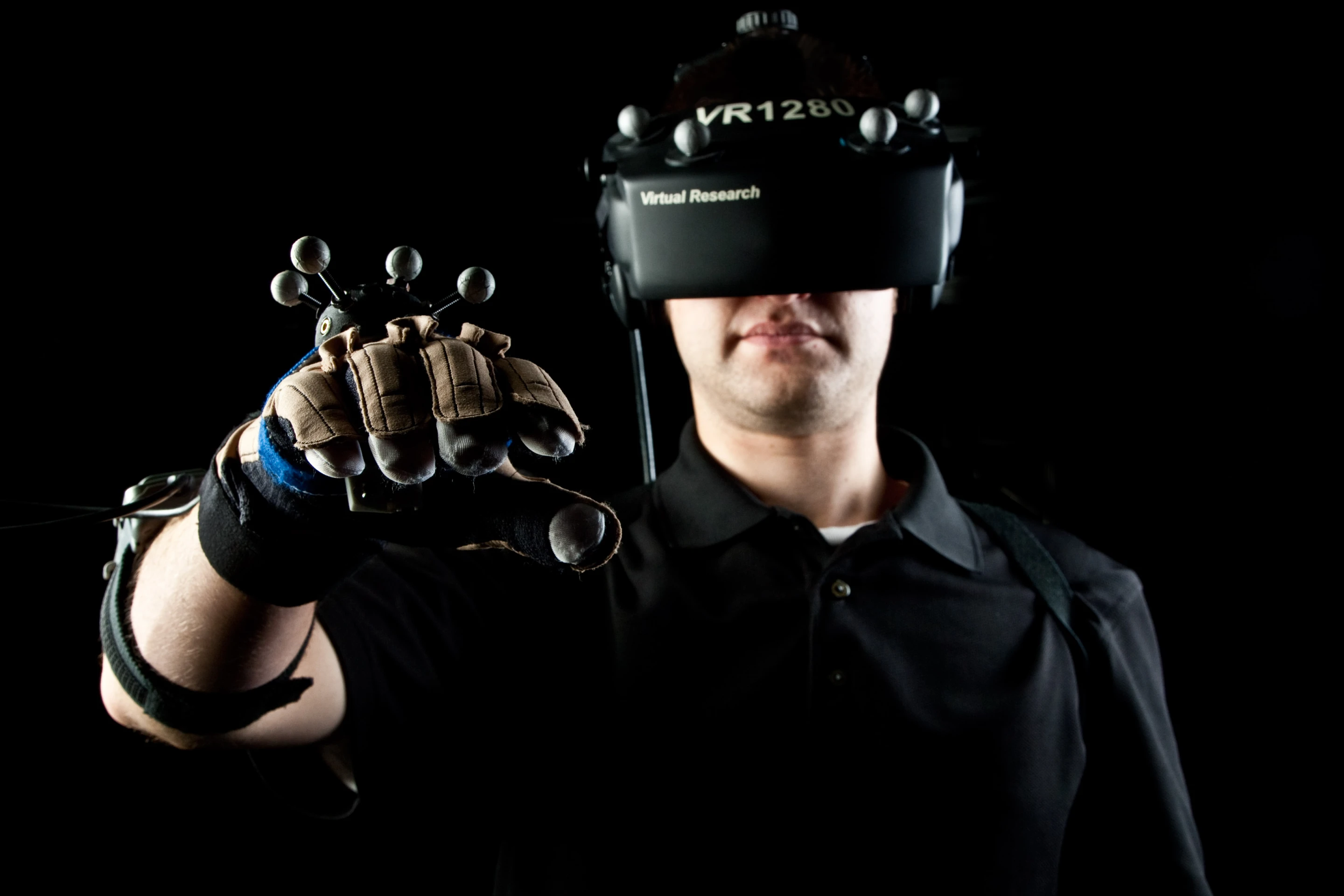 The virtual environment is based on Lockheed's work on its Collaborative Human Immersive Laboratory