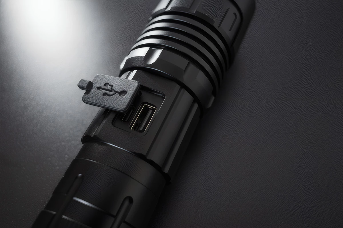 With its 10,000-mAh battery, the flashlight can also serve as a power bank for your other gadgets in a pinch