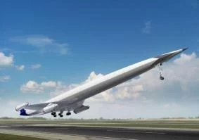 Artist rendering of A2 during take-off
