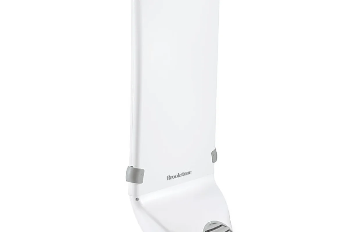 The Bed Fan blows cooling air beneath the sheets of its user's bed