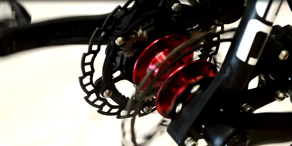 ... and a planetary hub transmission