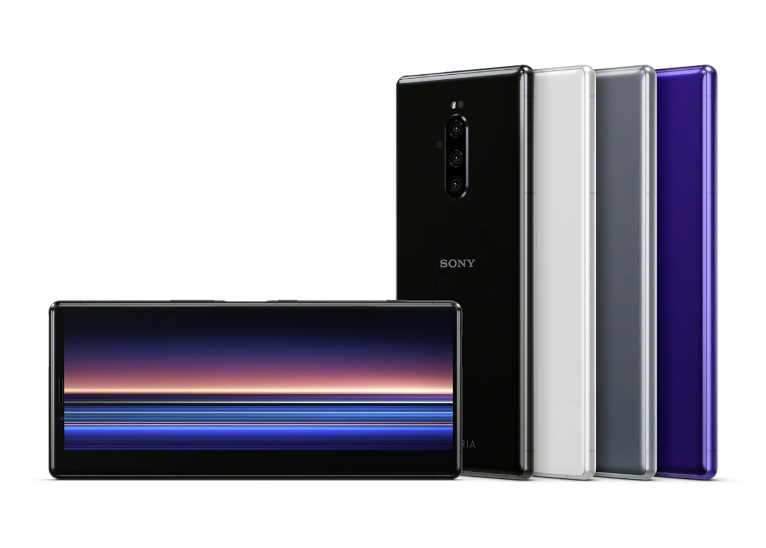 Your color picks for the Xperia 1 from Sony – black, white, silver, or purple