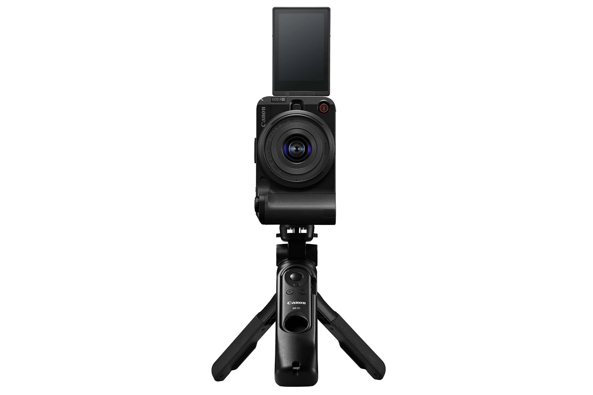 The camera automatically detects its orientation and displays shooting info accordingly on the 3-inch articulating touchscreen