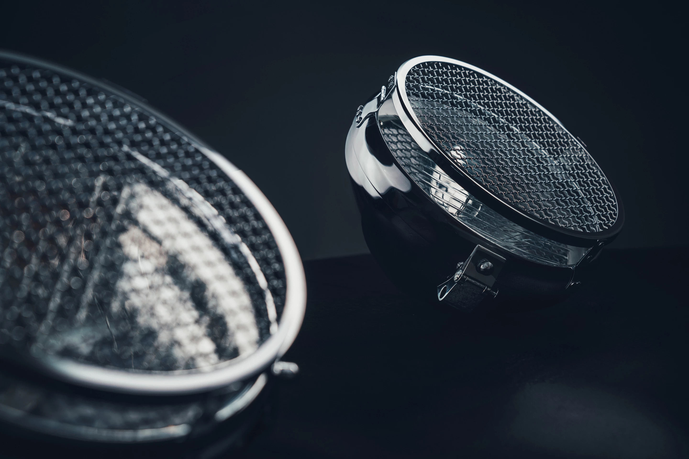 "The Blower’s iconic headlamps have been reborn by Vintage Headlamp Restoration International Ltd in Sheffield. This father and son team is world-renowned for their silversmithing and ability to create vintage-design headlamps from original specifications."