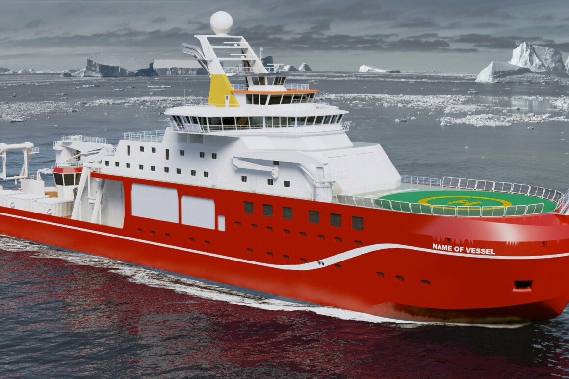 Artist's concept of RS Sir David Attenborough