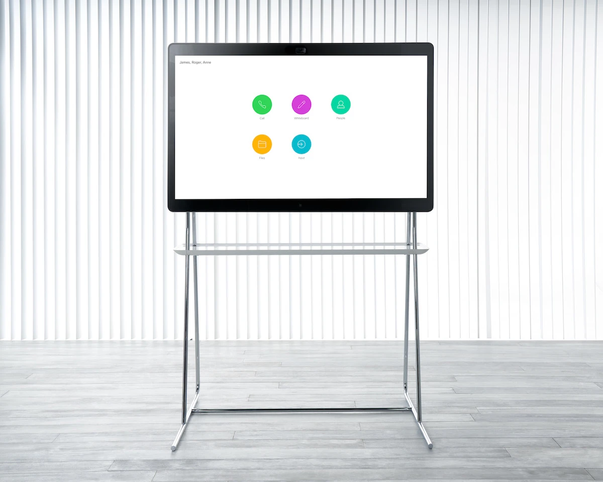 The Cisco Spark Board will be available in 55 in and 70 in sizes, costing US$4,990 and $9,990 respectively