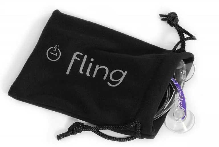 The Fling is an analog joystick that can be attached to the screen of an iPad, for better control when gaming