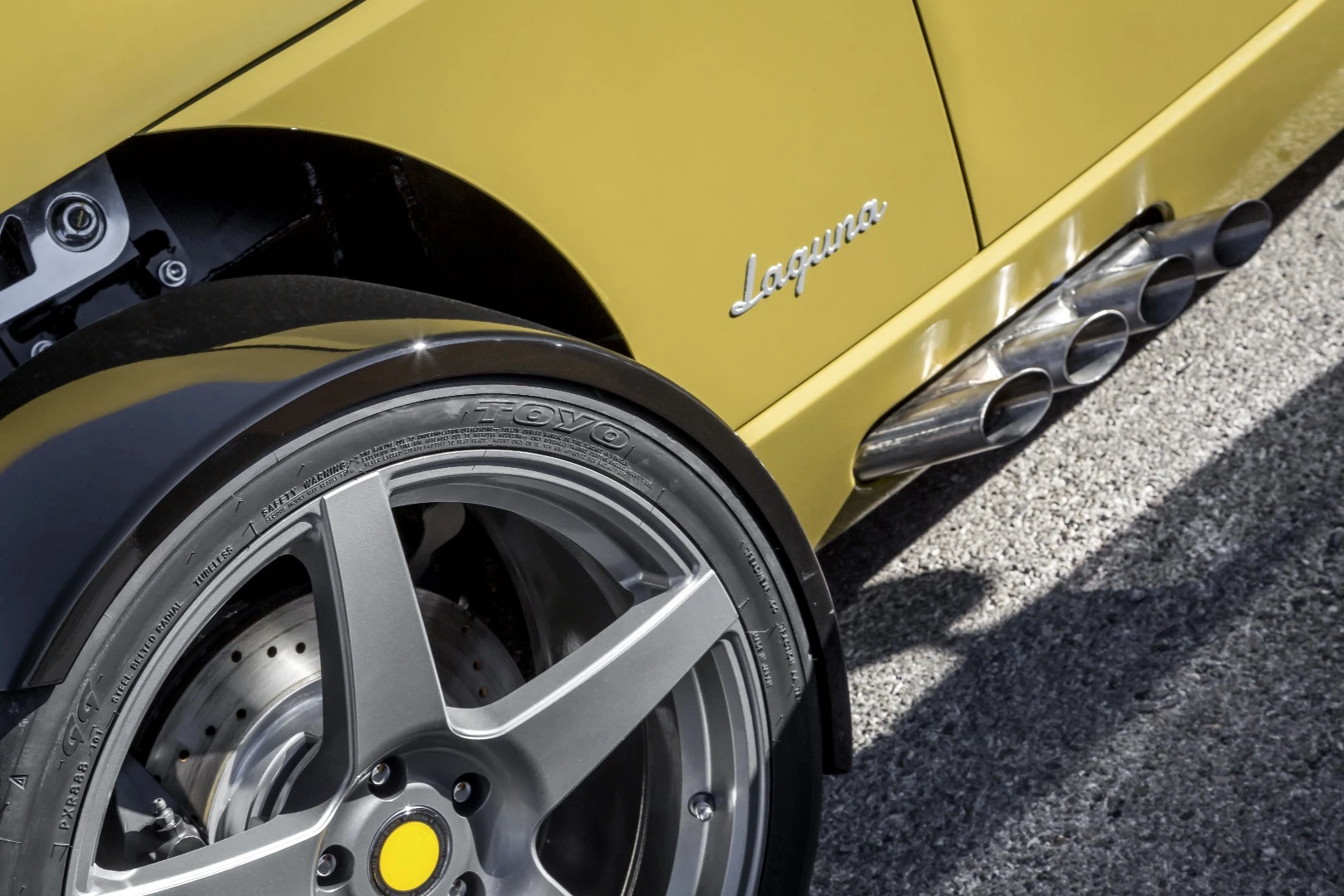 Those side pipes might hint at big V8 muscle, but the car has a 1.4-liter turbo engine