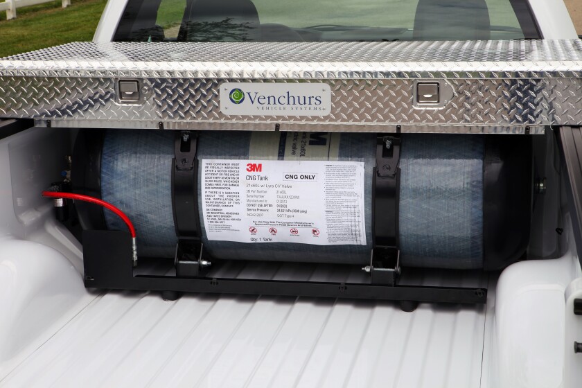 Those that wish to have CNG capabilities need to have a separate fuel system installed