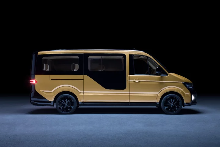 Moia has unveiled its very first vehicle, an all-electric six-seater built for the ride-sharing age