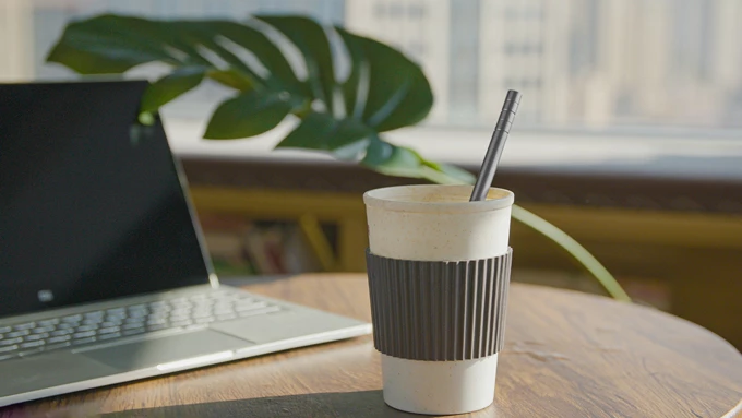 No need for paper or plastic straws