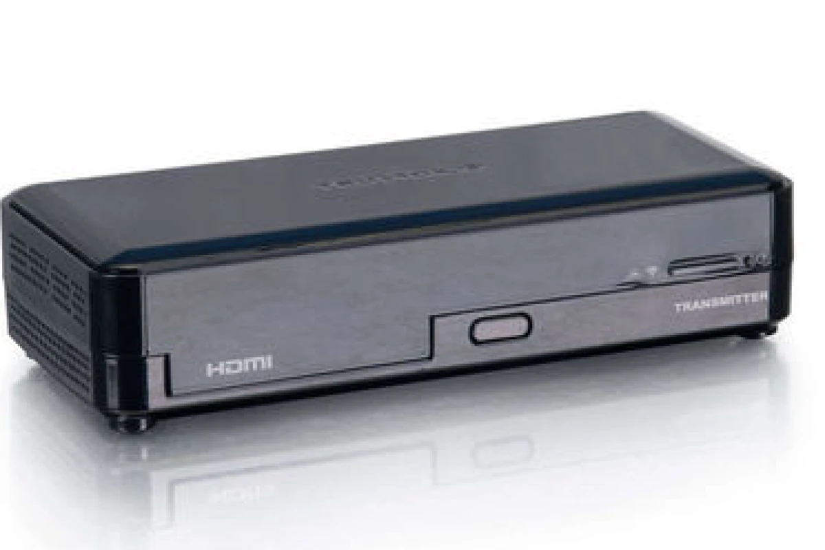 Yet another black box ... the TruLink WirelessHD kit transmitter can send 1080p signals wirelessly between your TV and HDMI devices