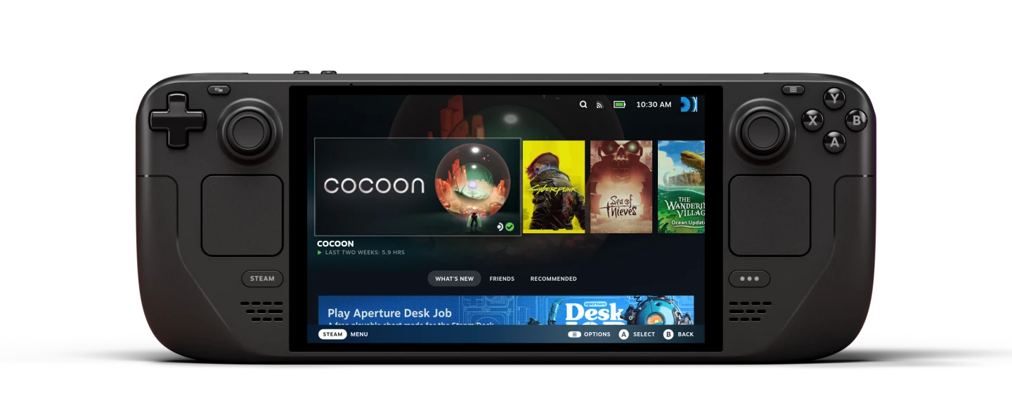Valve's Steam Deck kicked portable PC gaming into high gear in 2022, and remains an excellent choice for taking your titles on the go