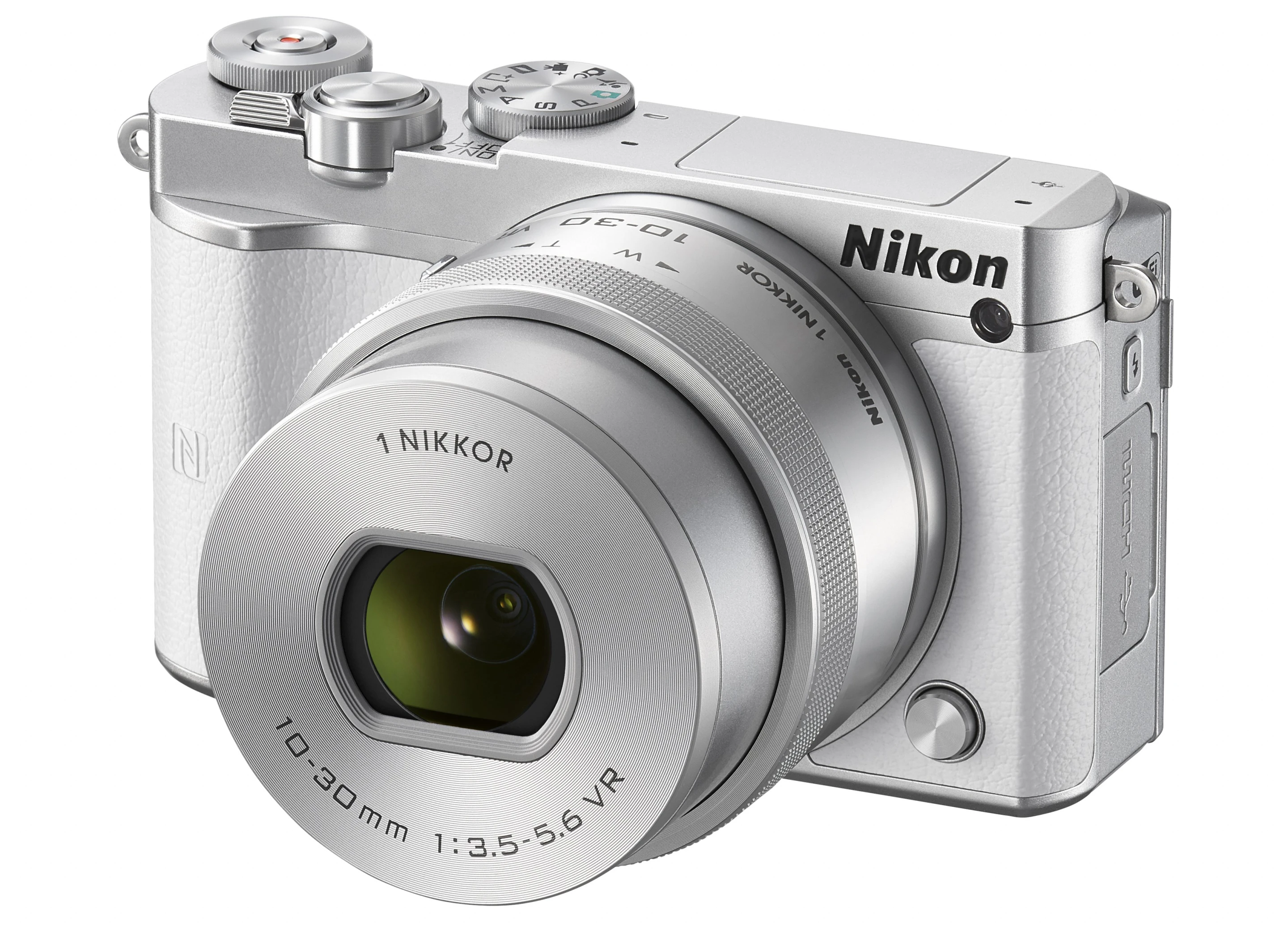 The Nikon 1 J5 will be available in silver-and-black, silver-and-white or all-black