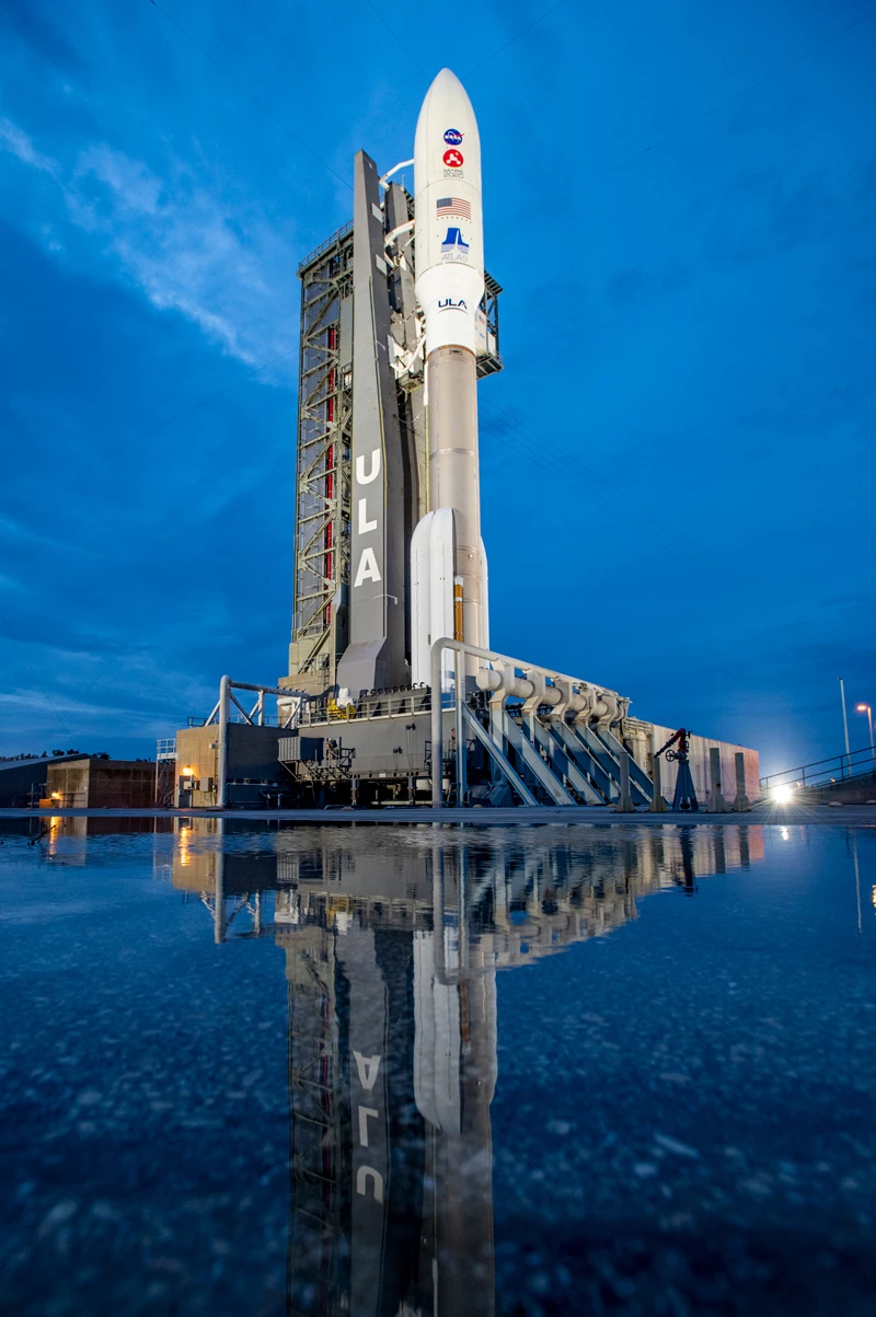 Mars 2020 on the launchpad