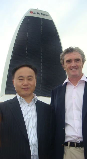Suntech's Dr. Zhengrong Shi and Solarsailor's Dr. Robert Dane