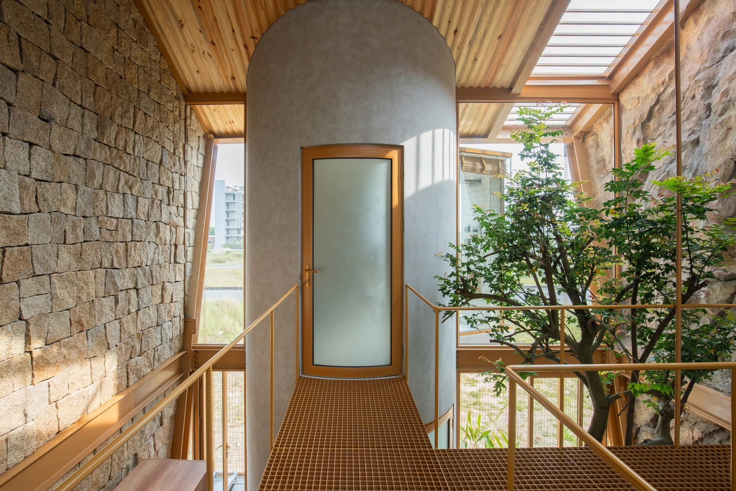 Entrance to the bathroom