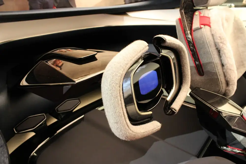 We don't expect this steering wheel to show up in production