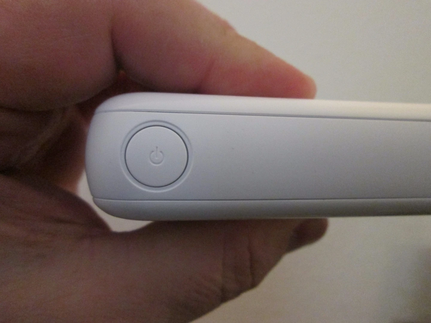 The Polaroid Zip's only physical control is the power button