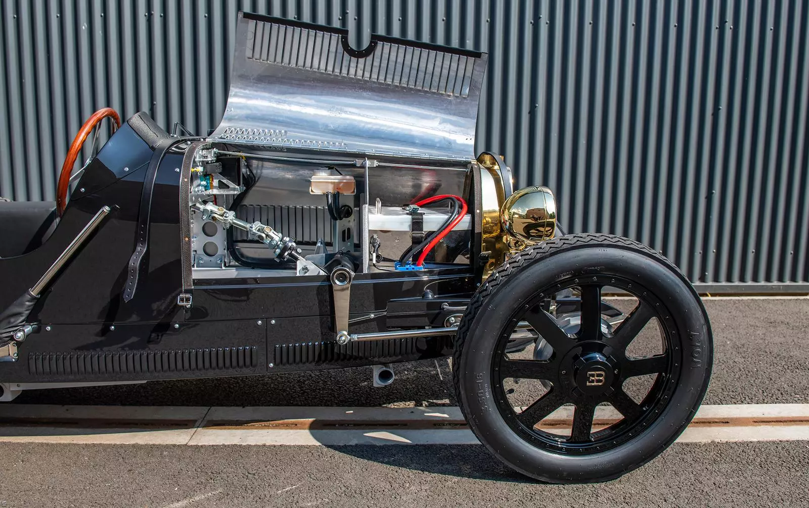 This 2023 Bugatti Baby II was sold new for $210,000 at the Official Pebble Beach Auctions in 2023, setting a new high price (albeit fir charity) for a Children's car.
