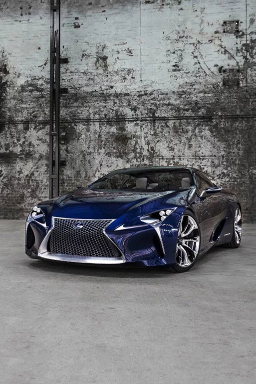 The Lexus LF-LC Blue concept vehicle