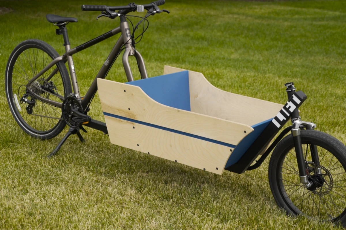 The Lift, attached to a mountain bike