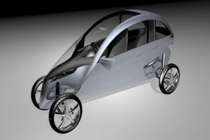 The TVA Gazelle tilting 4-wheeler concept