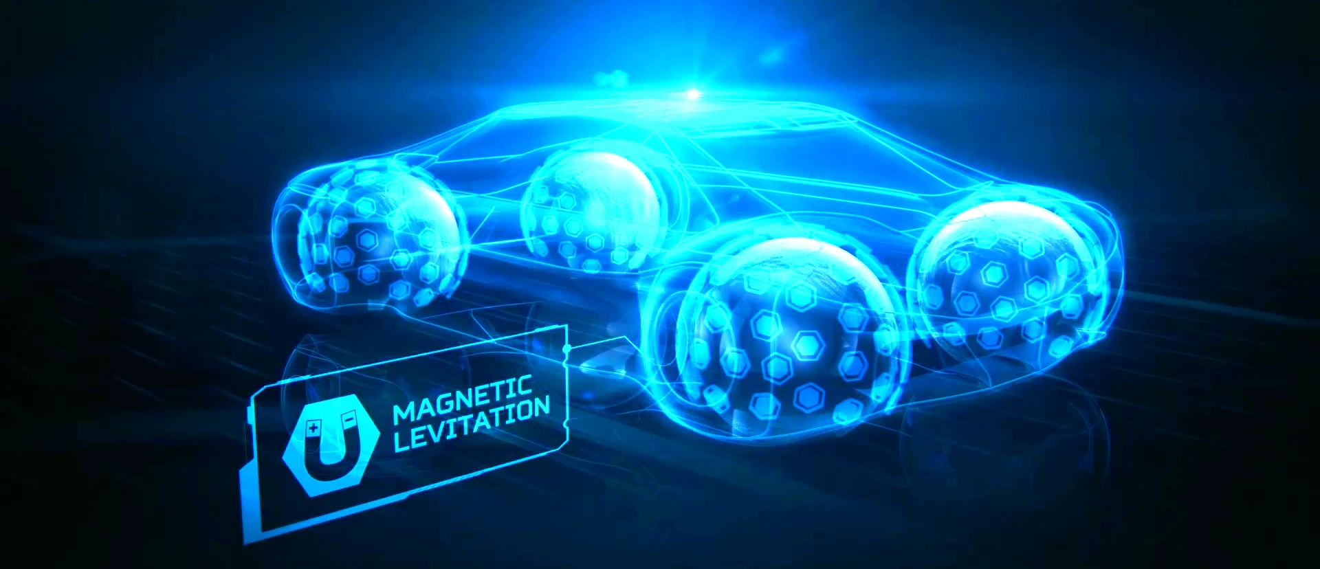 The Goodyear Eagle-360 uses magnetic levitation instead of axles