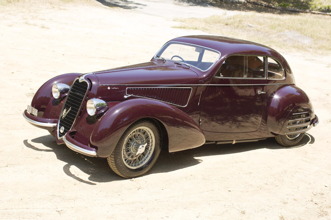 This 1937 Alfa Romeo 6C 2300B Berlinetta has an estimated price: $820,000 to $1,200,000