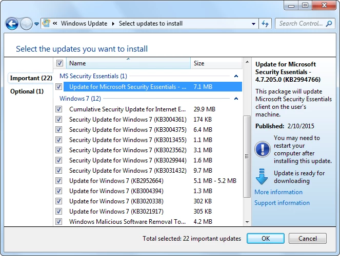Install Windows Updates