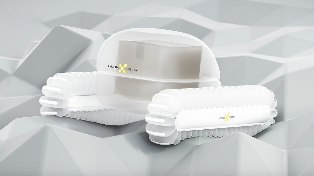 Amoeba is now working on an autonomous commercial version of the robot, called the AE-01, which will be able to carry a payload of up to 6 kg (13 lb)